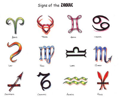 Zodiac tattoos symbols are